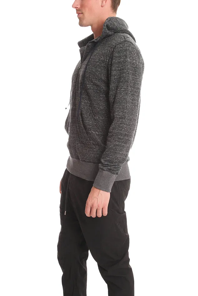 1/4 Zip Hoodie Charcoal