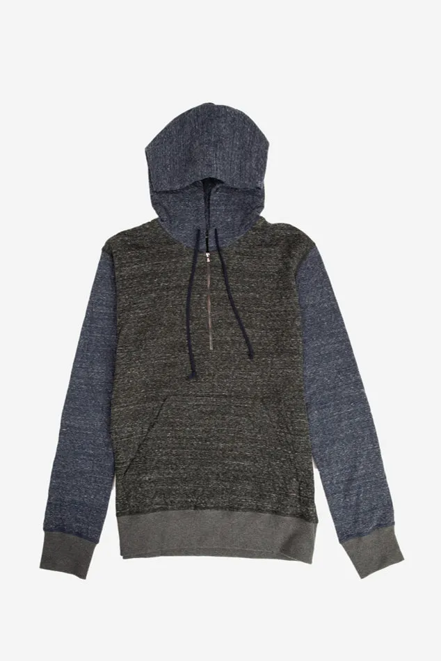 1/4 Zip Hoodie Grey