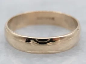 14K Yellow Gold Classic Band Ring