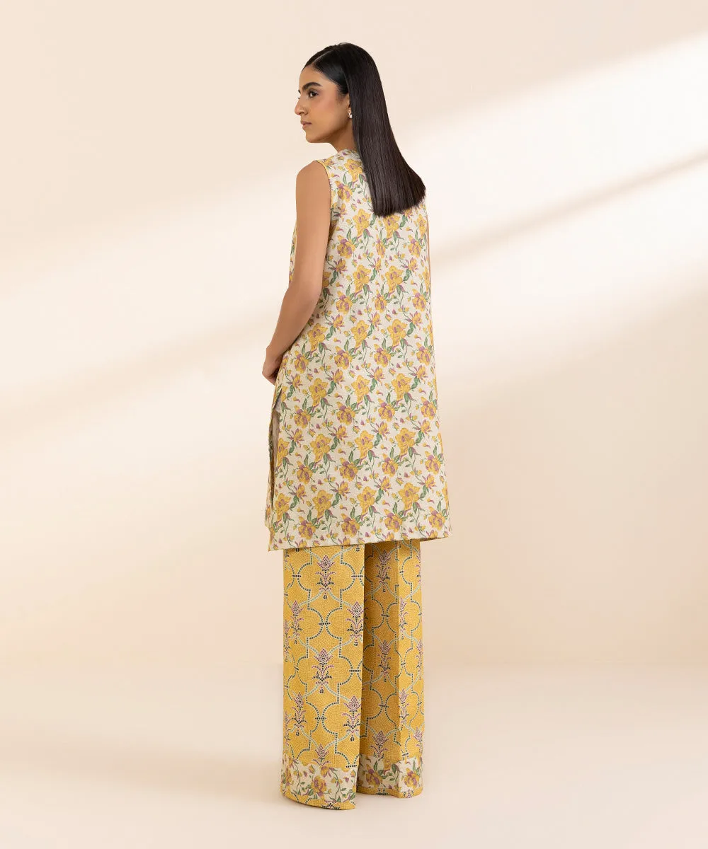 2 Piece - Printed Light Khaddar Suit