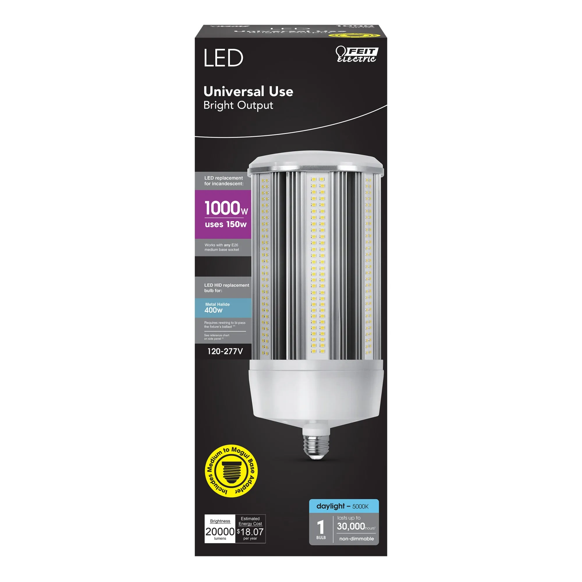 20,000 Lumen 5000K LED Yard Light