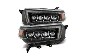 2010-13 Toyota 4Runner AlphaRex Nova Series LED Projector Headlights - Black