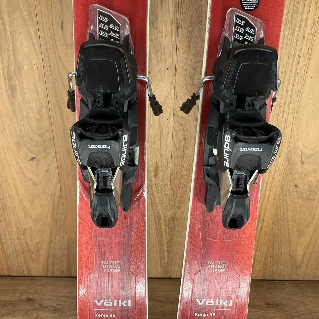 2023 Volkl Kenja 88 w/ Marker Squire 11 Demo Bindings