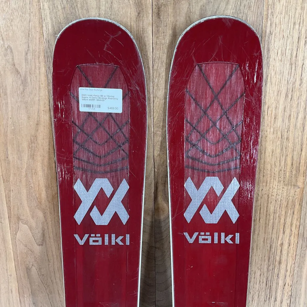 2023 Volkl Kenja 88 w/ Marker Squire 11 Demo Bindings