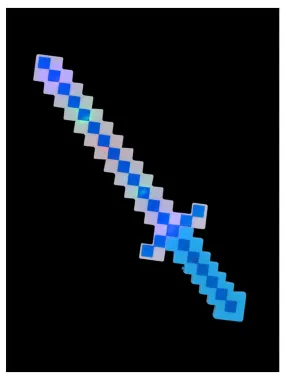 24" LED Light Up Pixel Sword