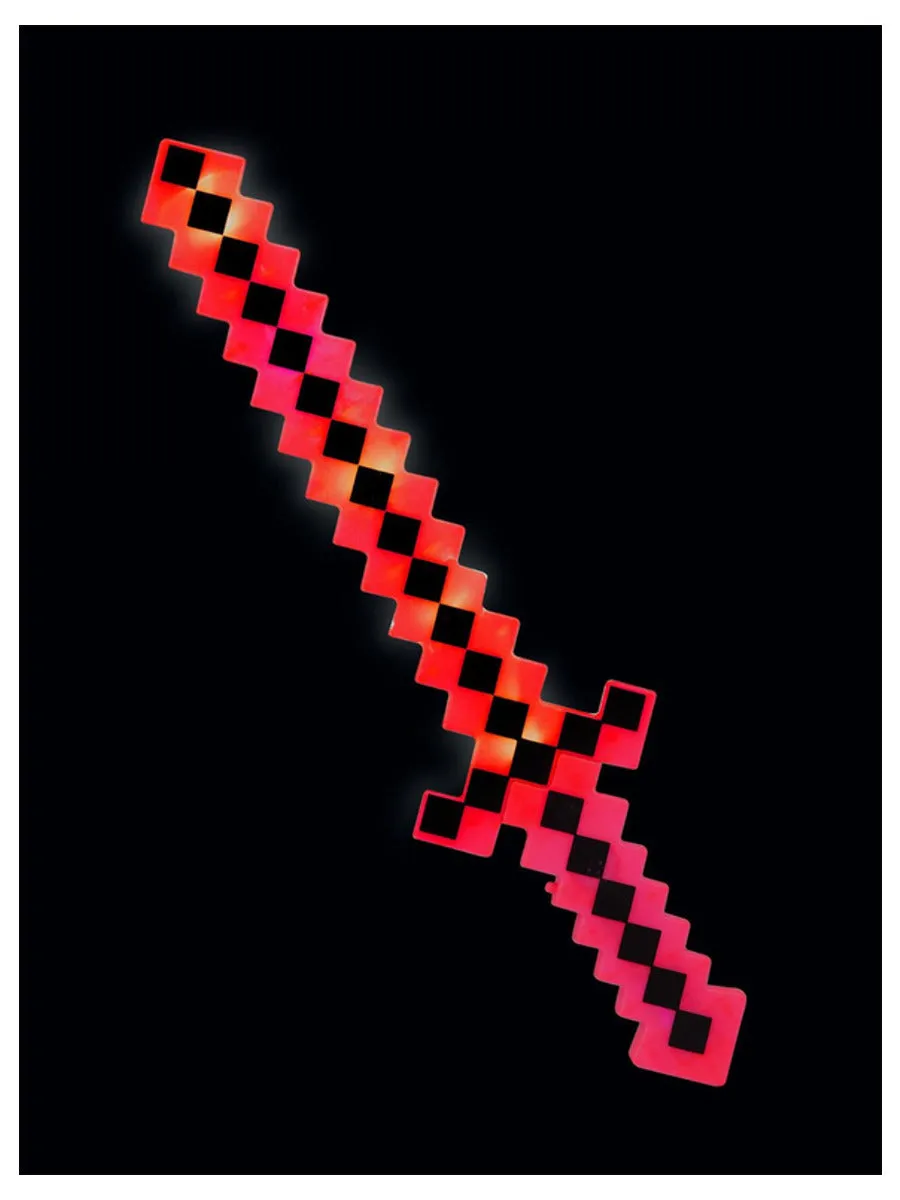 24" LED Light Up Pixel Sword