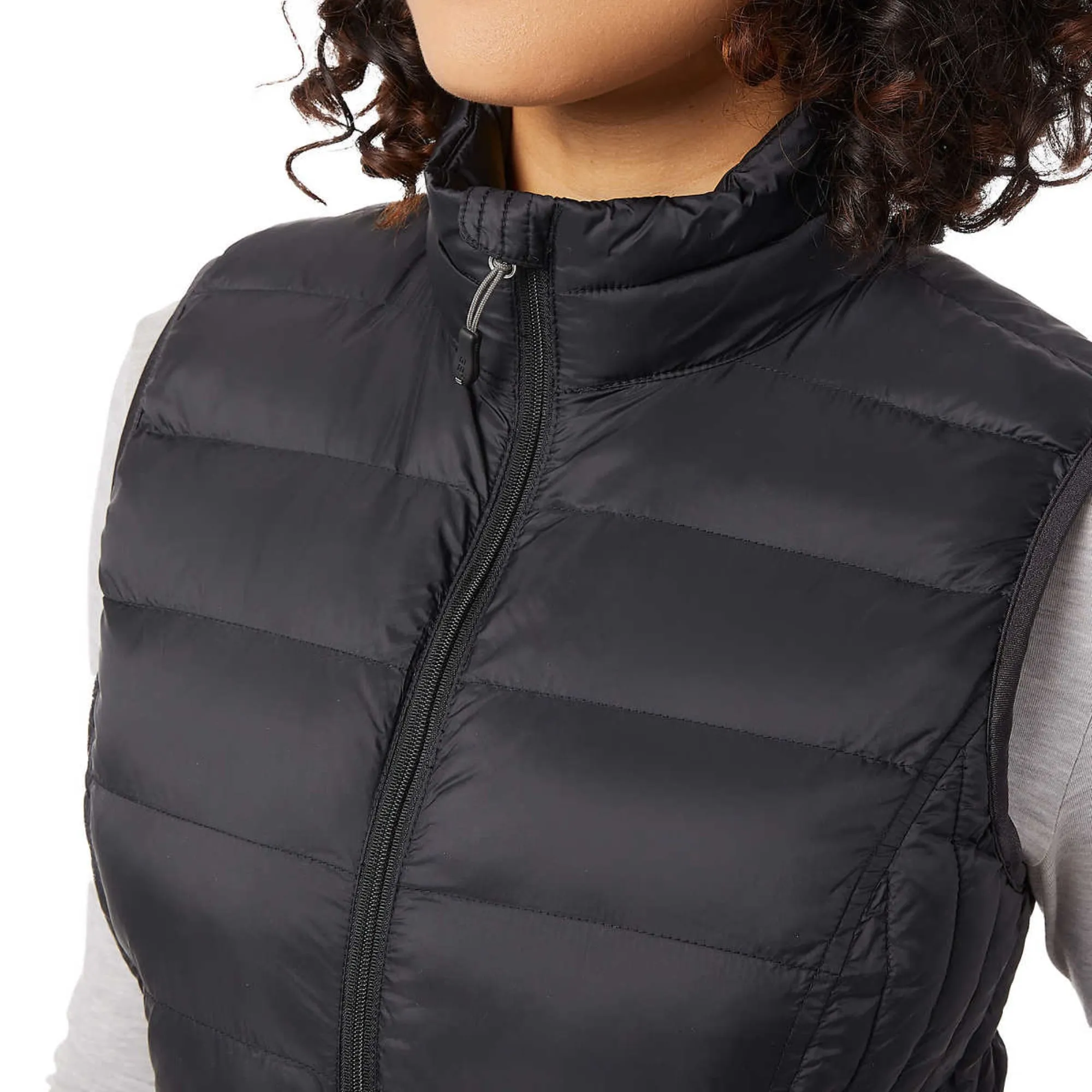 32 Degrees Women's Quilted Stand-up Collar Lightweight Warmth Full Zip Vest