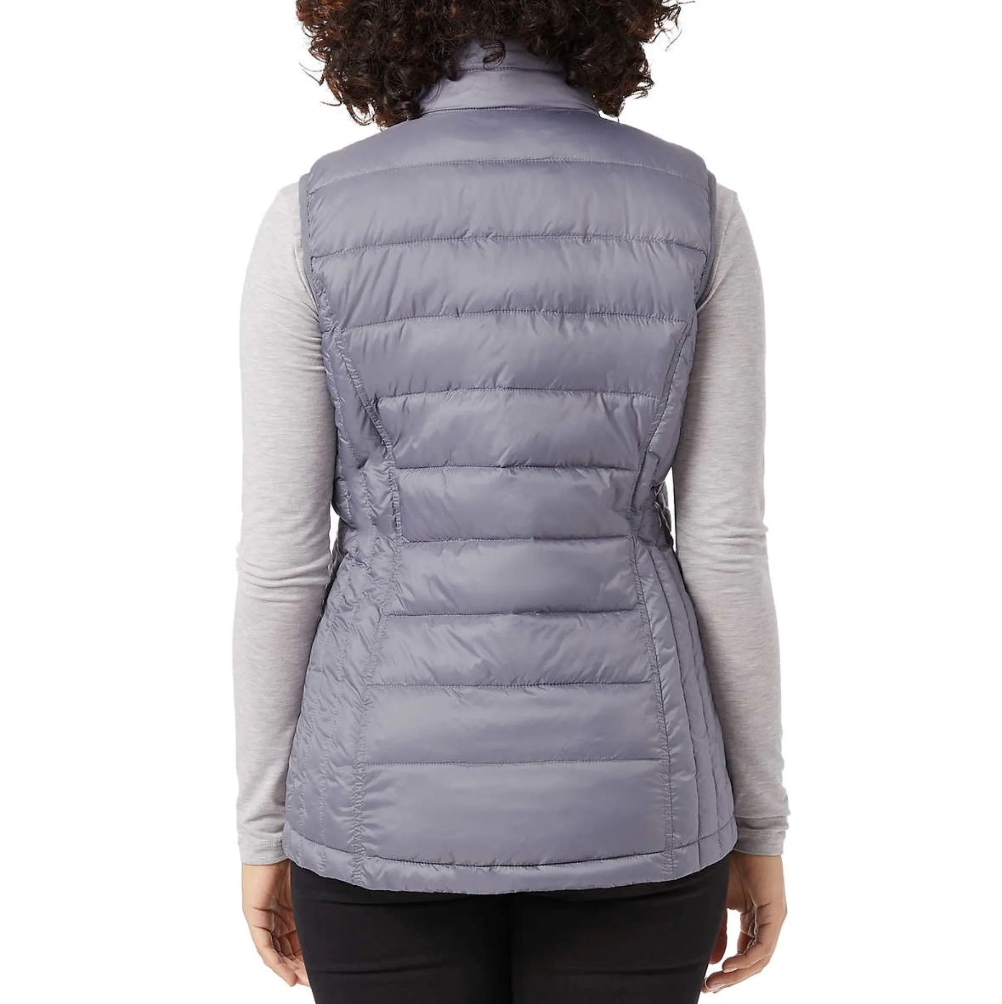 32 Degrees Women's Quilted Stand-up Collar Lightweight Warmth Full Zip Vest