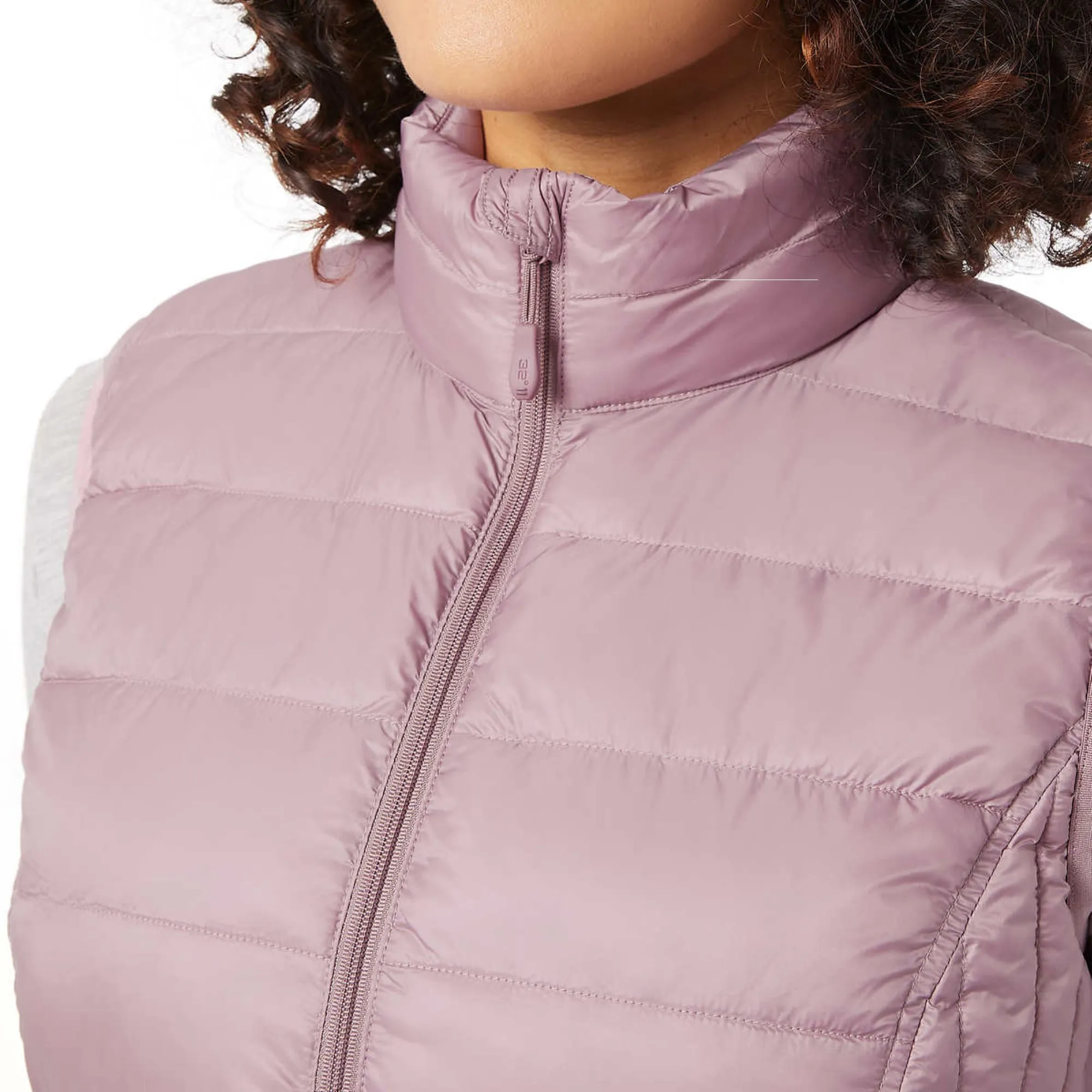 32 Degrees Women's Quilted Stand-up Collar Lightweight Warmth Full Zip Vest