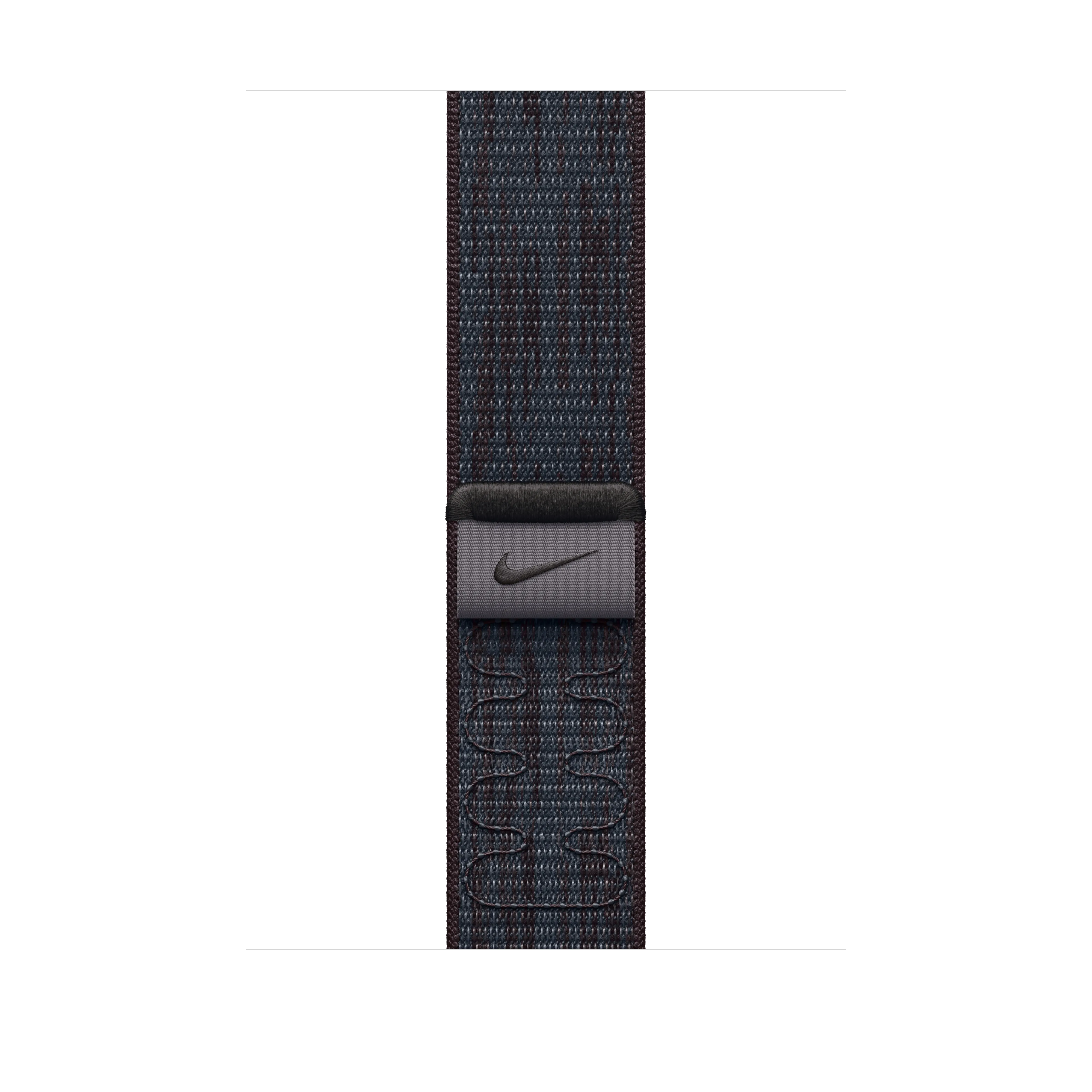 46mm Black/Blue Nike Sport Loop