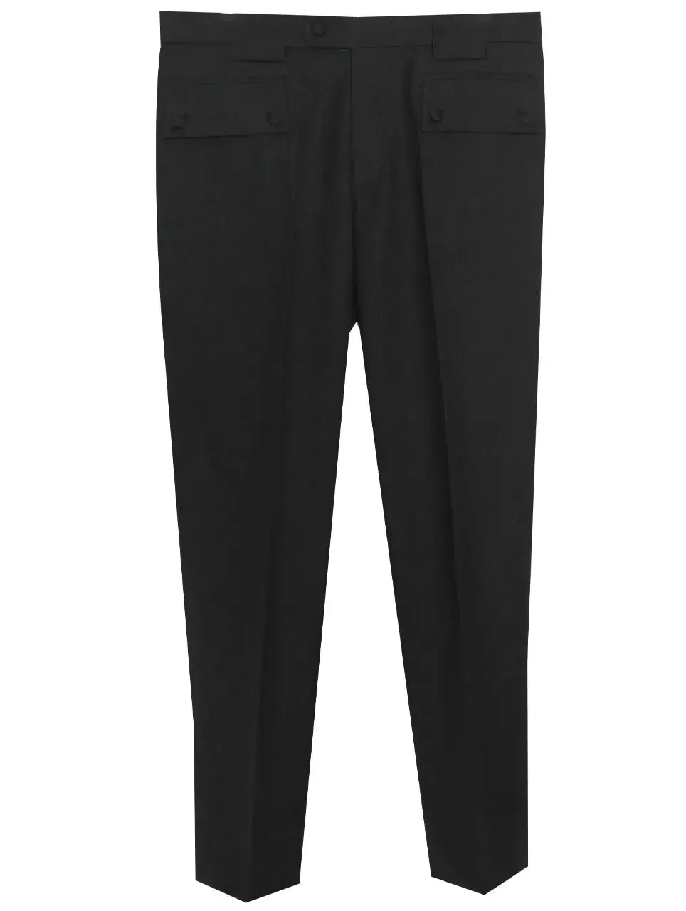 60's Style Trouser | Charcoal Grey Trouser For Men's