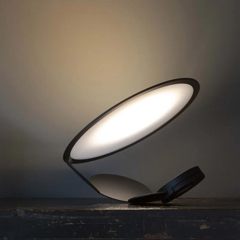 Adjustable Round Reflective Table Lamp