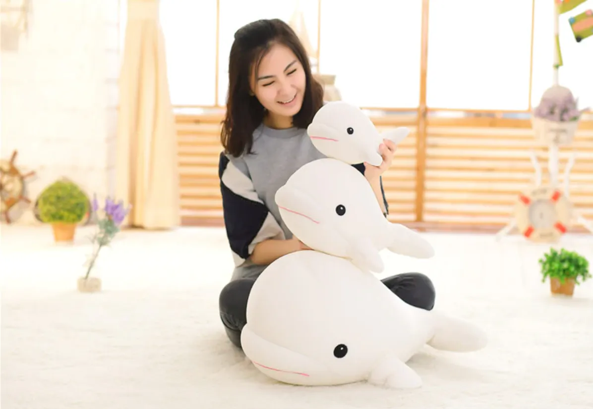 Adorable Baby Beluga Kawaii Stuffed Animals Plushie