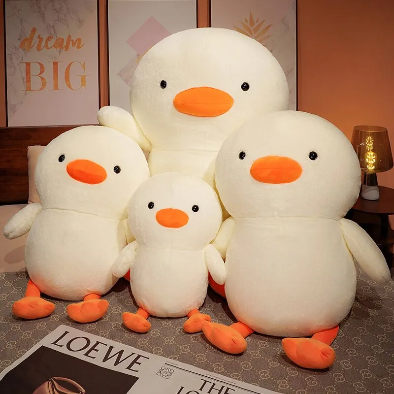 Adorable White Duckling Mochi Kawaii Plushies - Duck Stuffed Animals