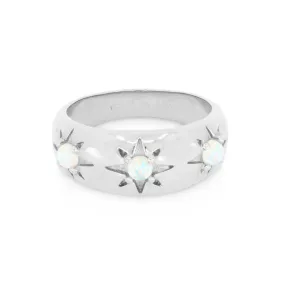 Alina Opal Silver Band