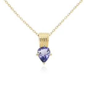 Amie Iolite Gold Necklace