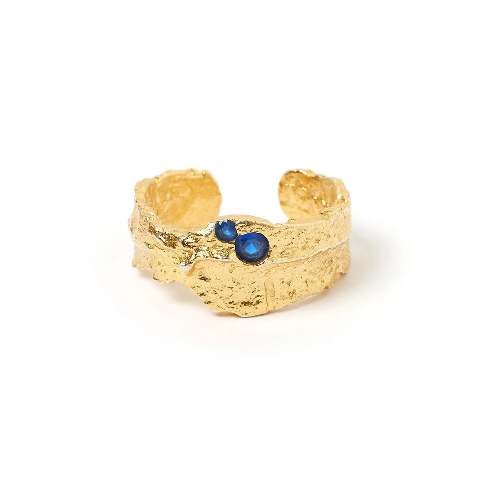 Anya Gold Ring - Sapphire