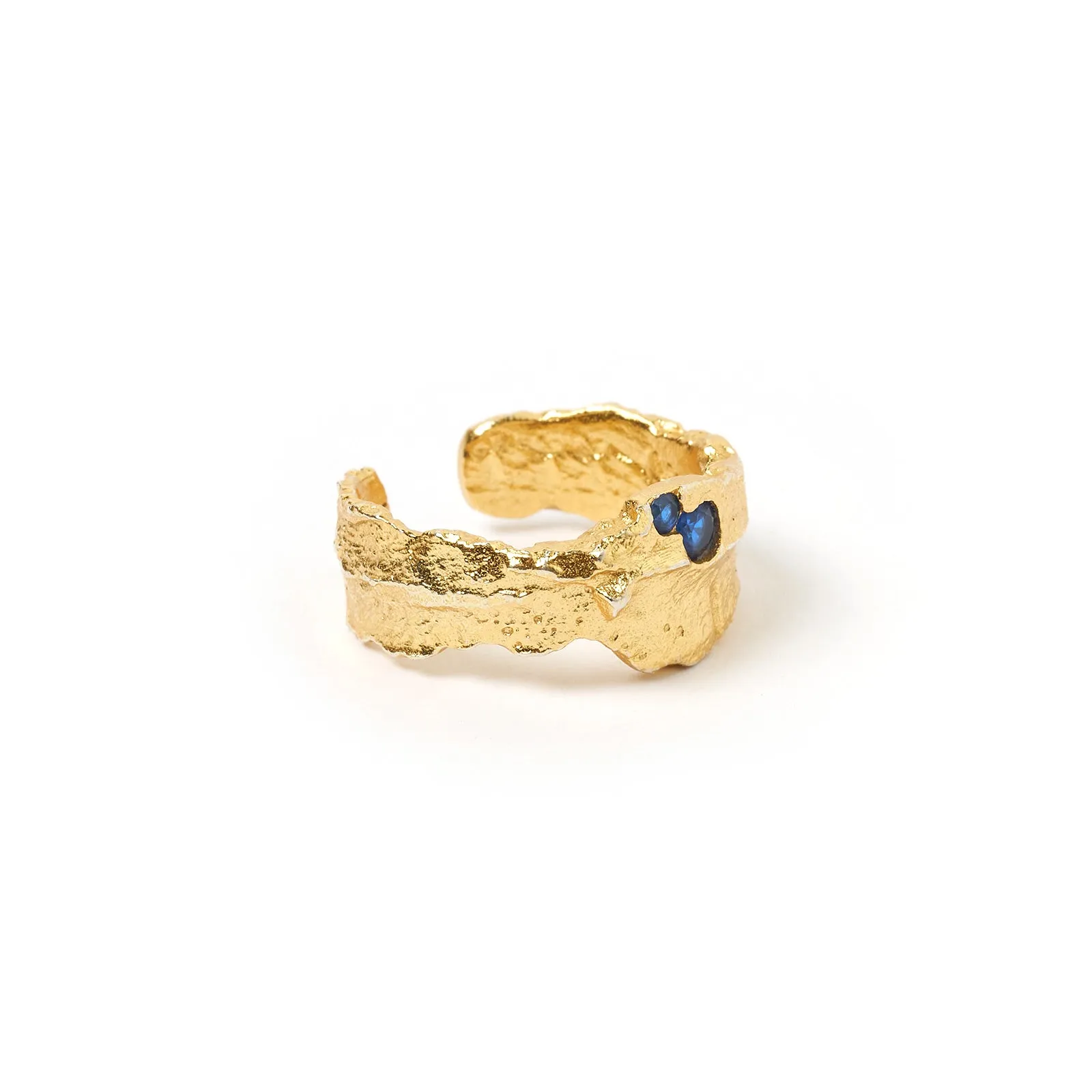 Anya Gold Ring - Sapphire