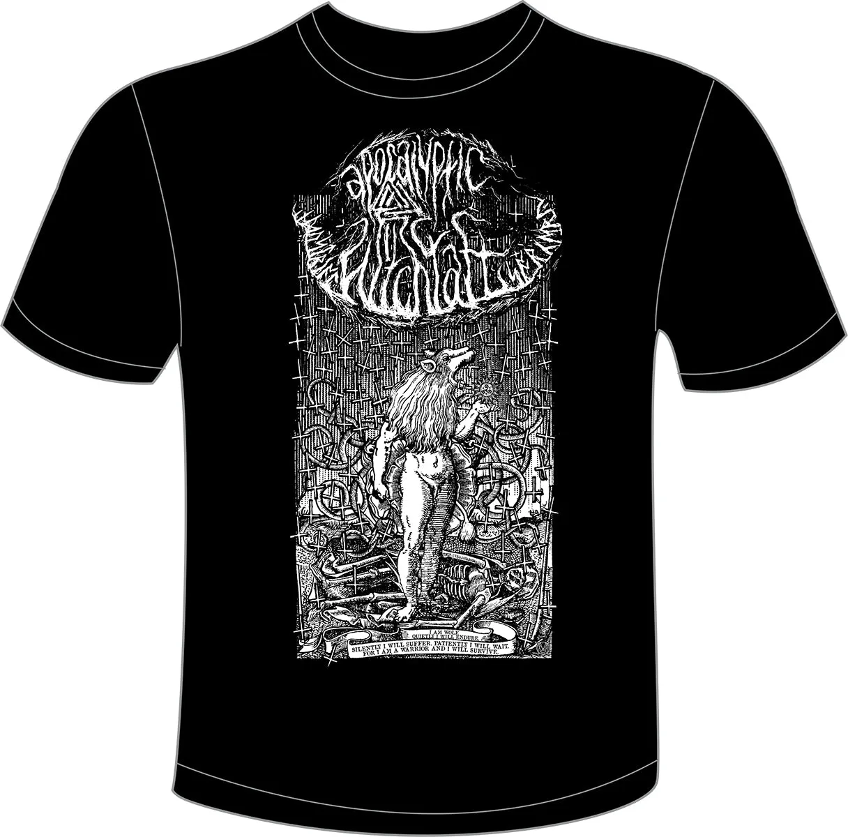 Apocalyptic Werewolf - T shirt