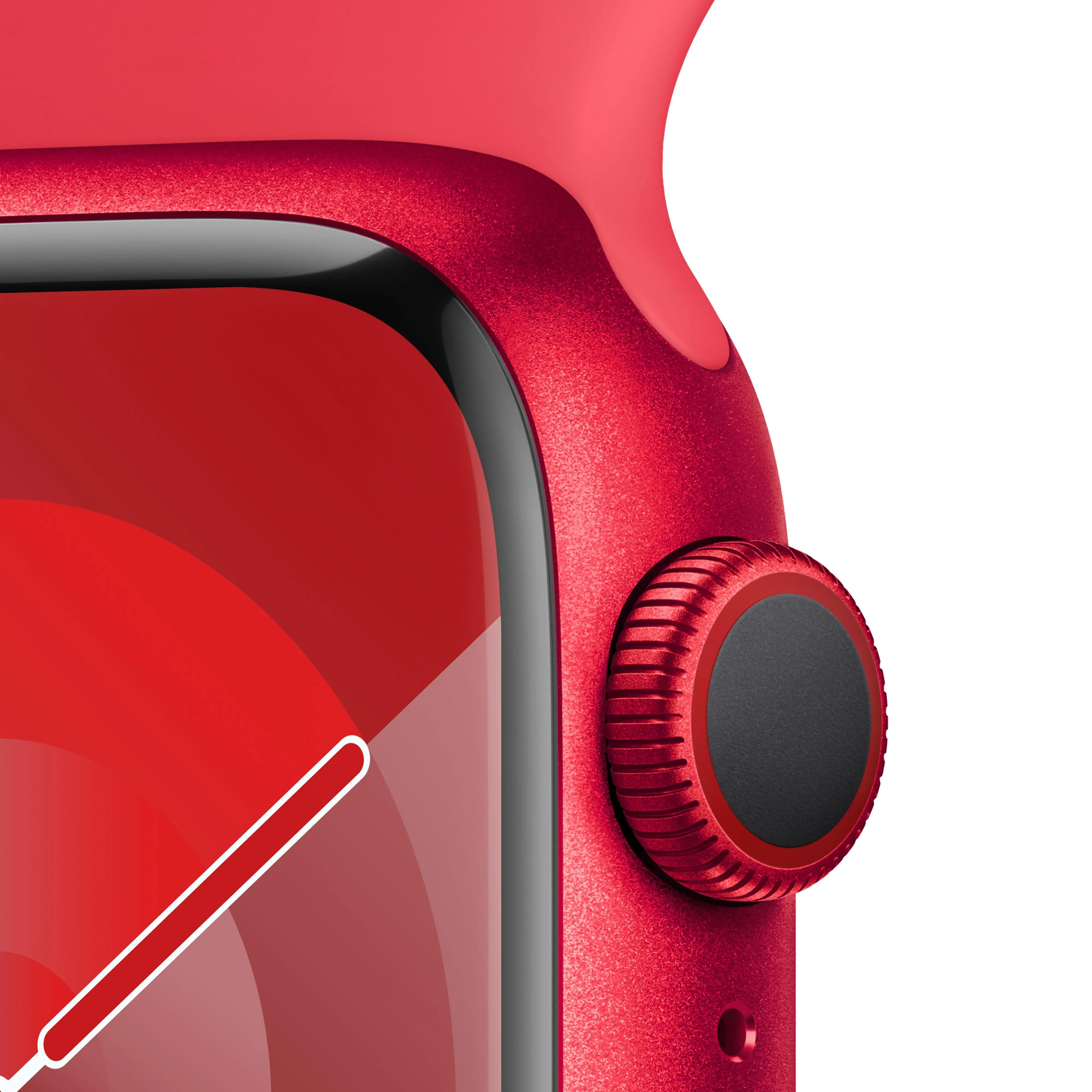 Apple Watch Series 9 GPS   Cellular 41mm (PRODUCT)RED Aluminium Case with (PRODUCT)RED Sport Band - S/M