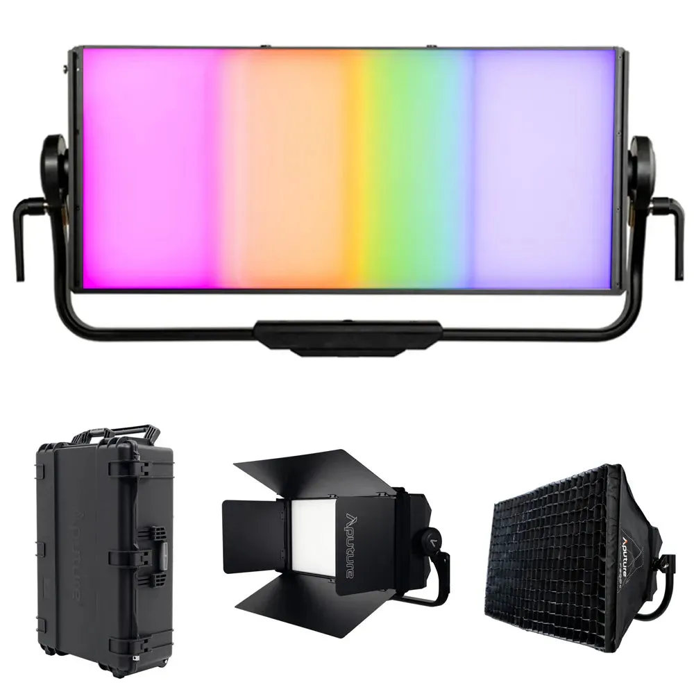 Aputure Nova P600C Led Light Kit   S/Box & B/Door