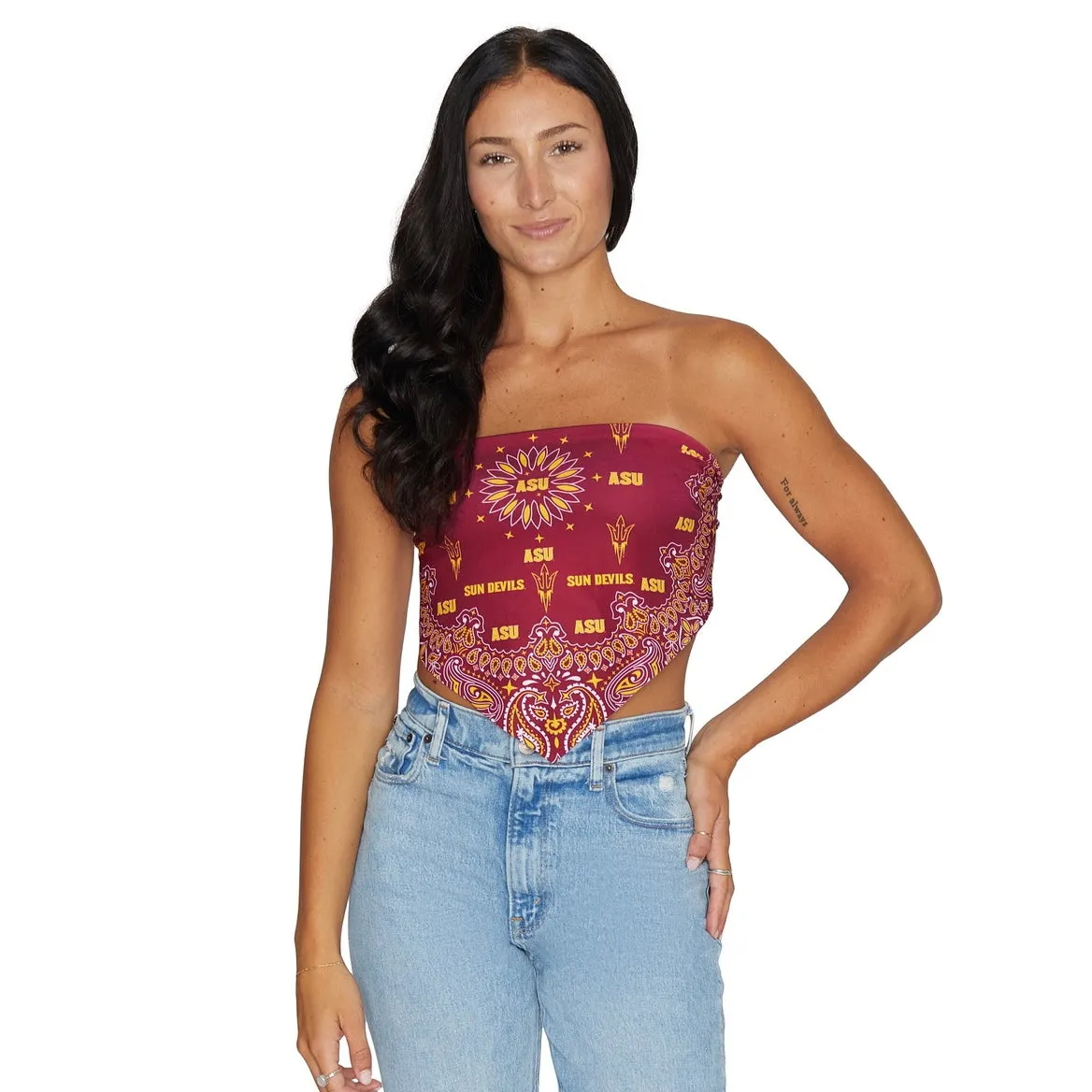 Arizona State ASU Bandana Top