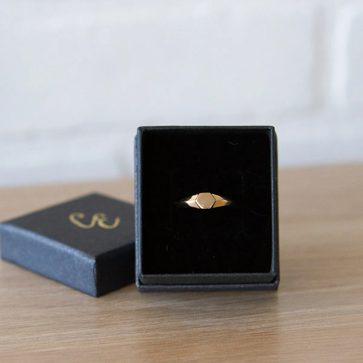 Astra Gold Signet Ring