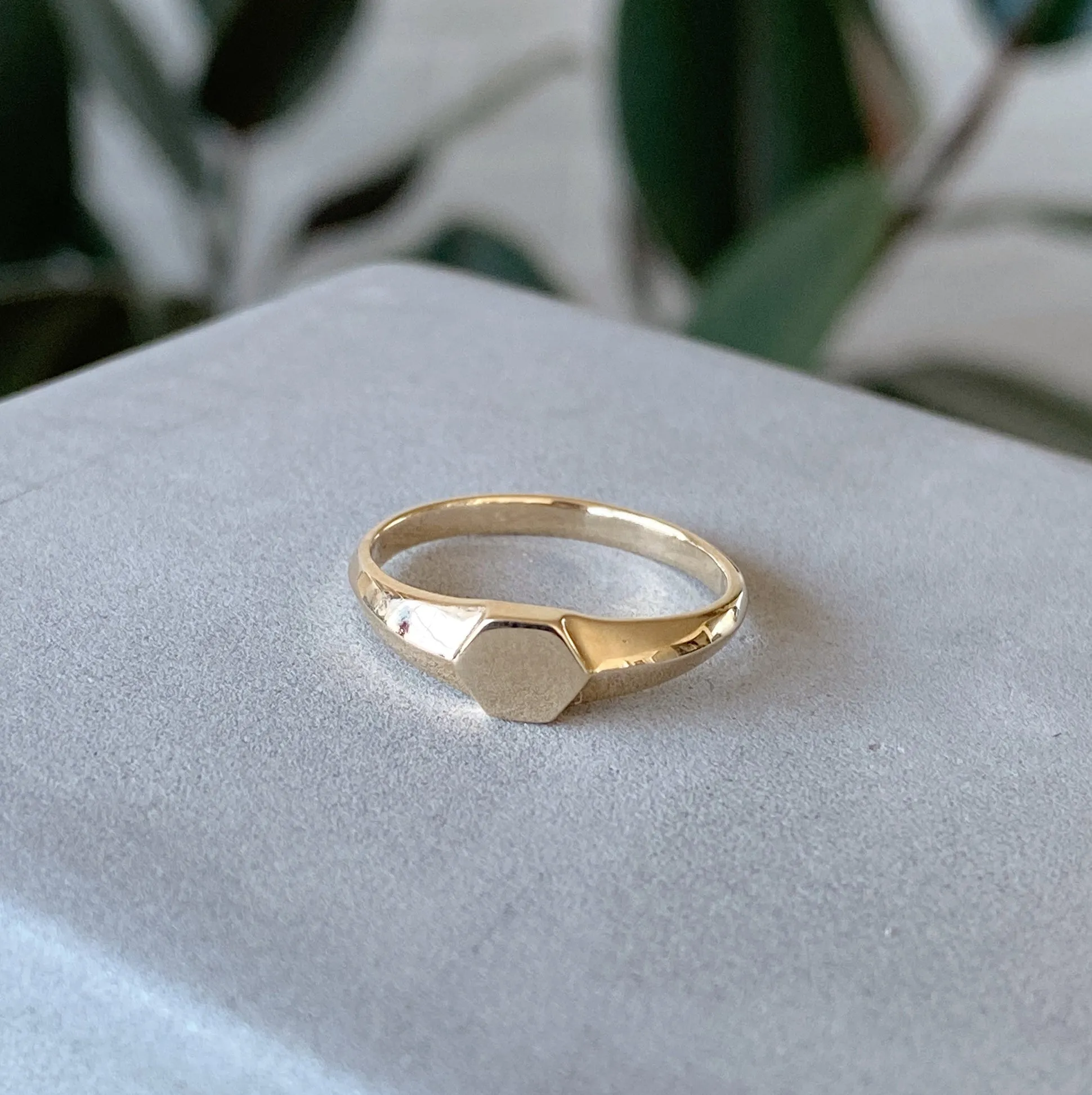 Astra Gold Signet Ring