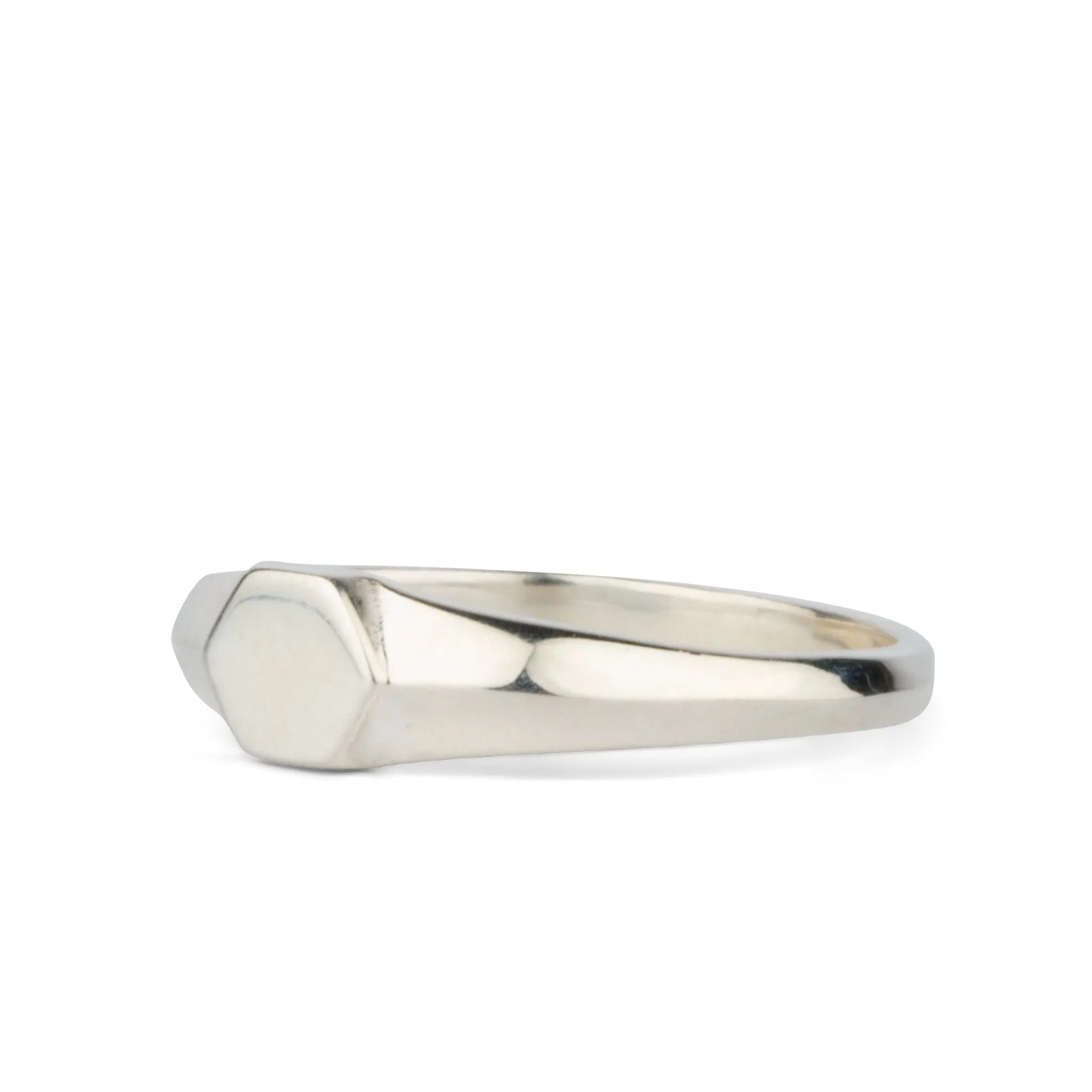 Astra Silver Signet Ring