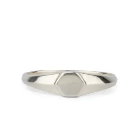 Astra Silver Signet Ring