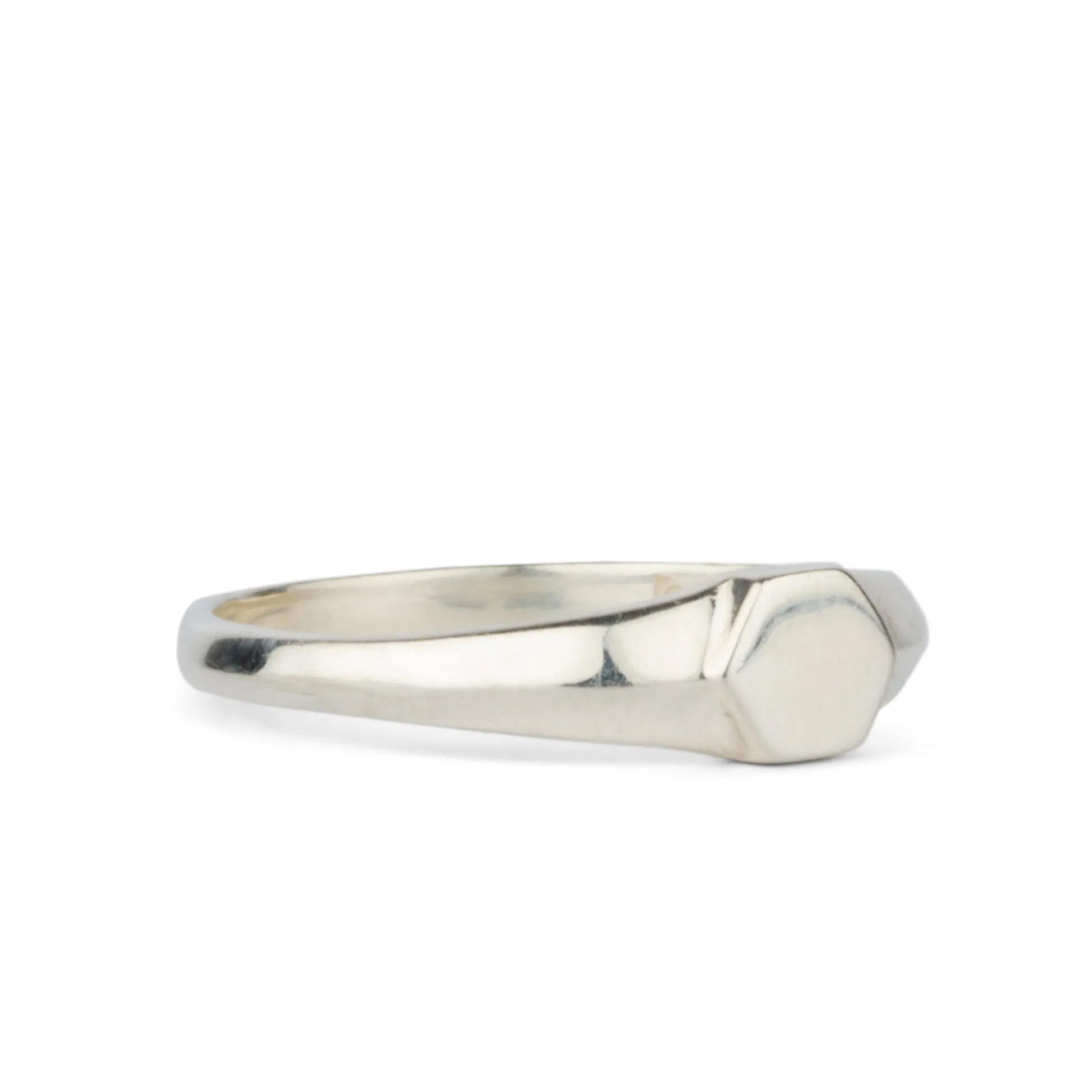 Astra Silver Signet Ring