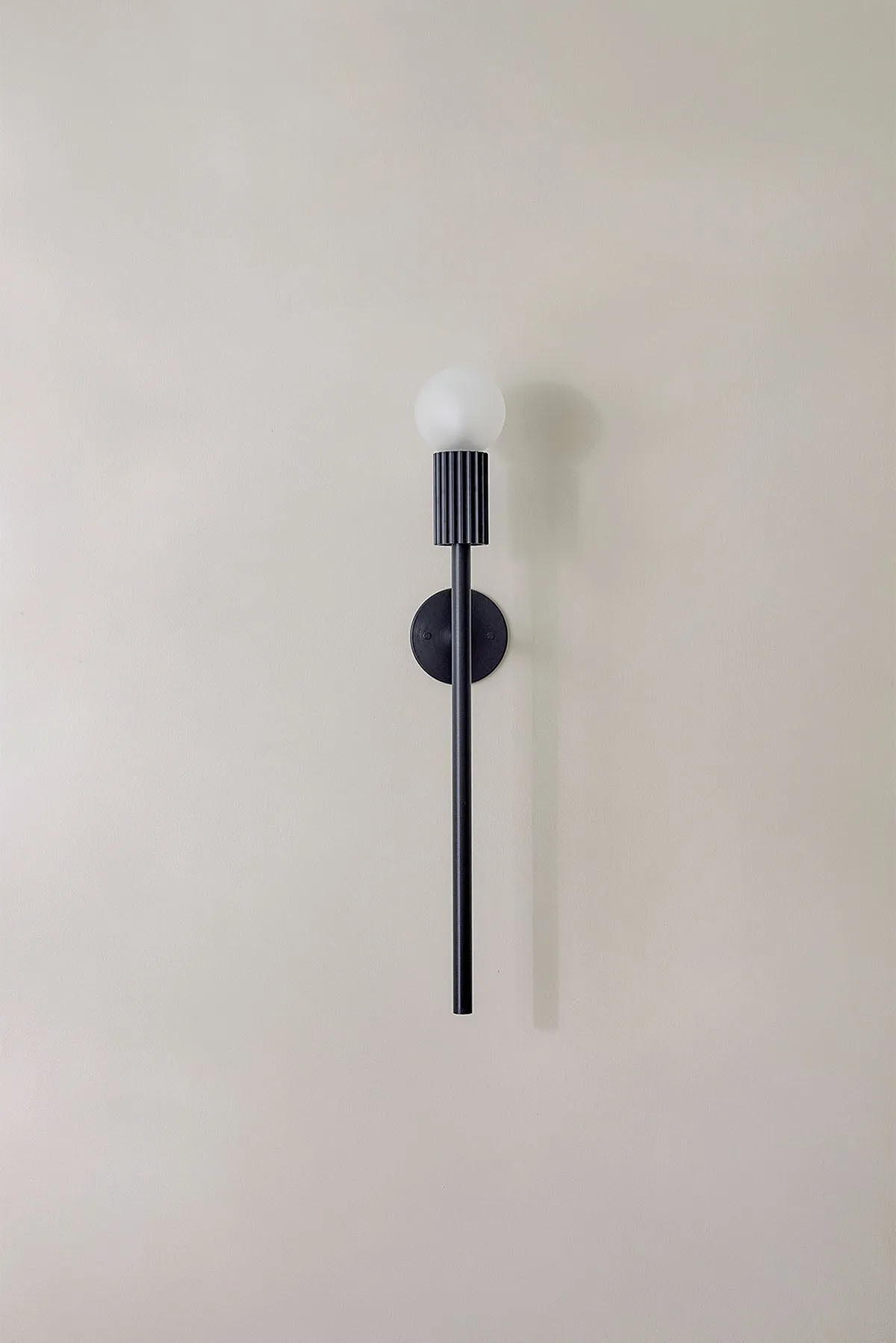 Attalos Wall Light, Brushed Black