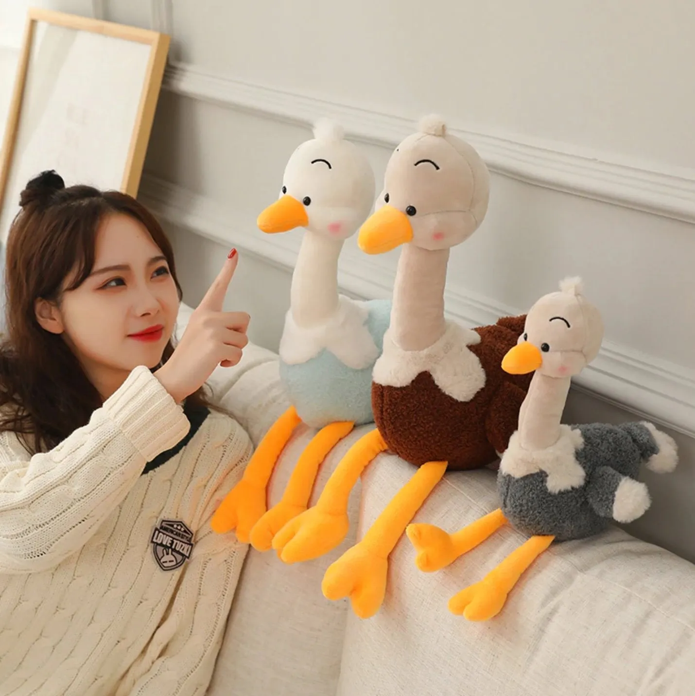 Awesome Kawaii Ostrich Squad: Adorable and Unique Plushies - Ostrich Stuffed Animals