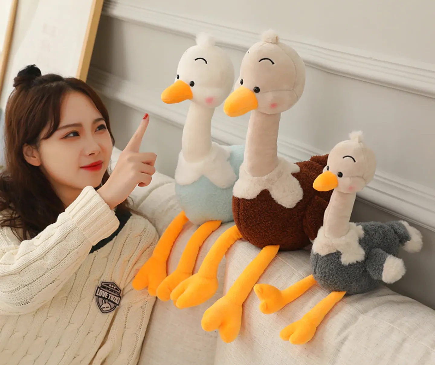 Awesome Kawaii Ostrich Squad: Adorable and Unique Plushies - Ostrich Stuffed Animals