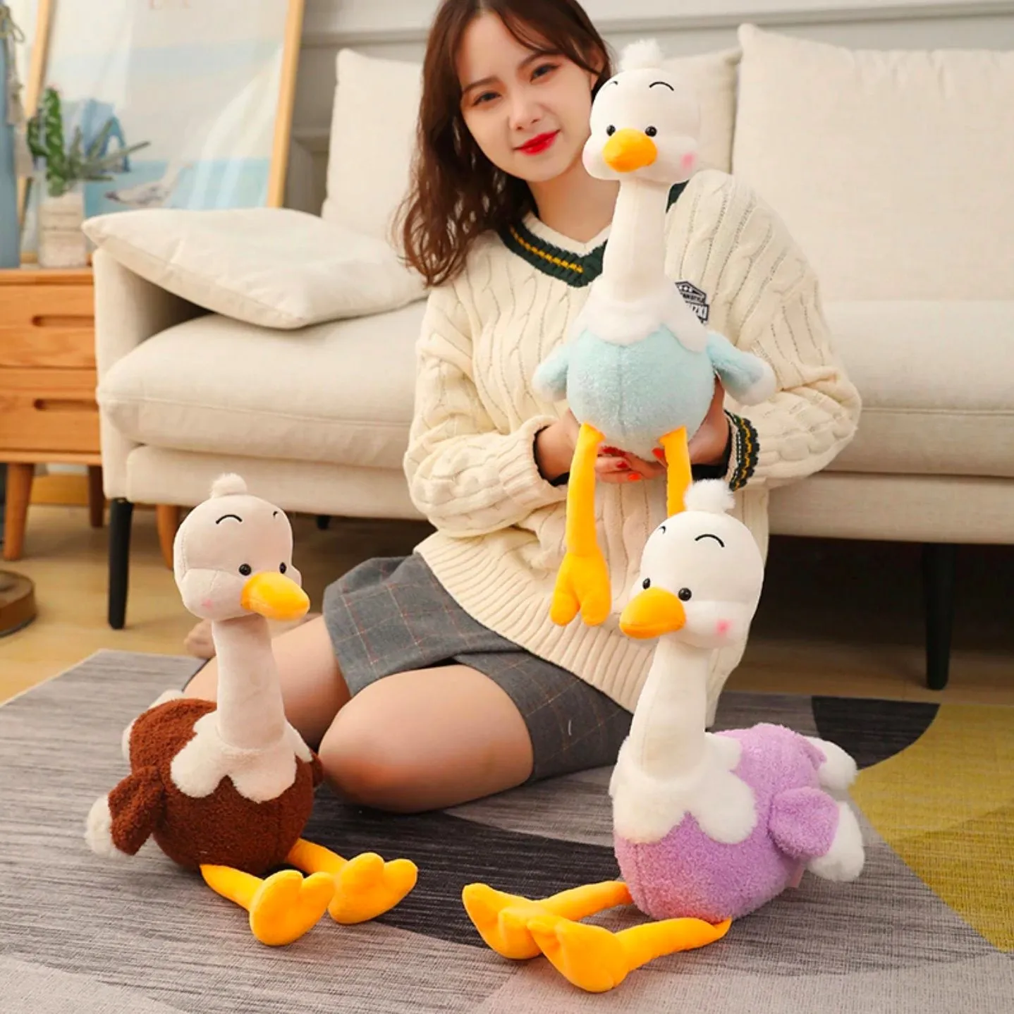 Awesome Kawaii Ostrich Squad: Adorable and Unique Plushies - Ostrich Stuffed Animals