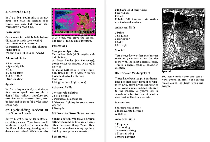 Axes & Orcs Compendium: Volume Two: Science-Fantasy Potpourri Backgrounds for Troika!