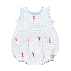 Baby Girls Kelsey Bubble - Lobster Check