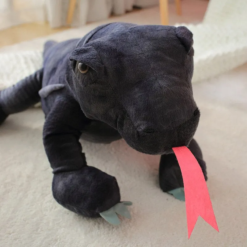 Baja the Black Kawaii Komodo Dragon Lizard Stuffed Animals Plushies