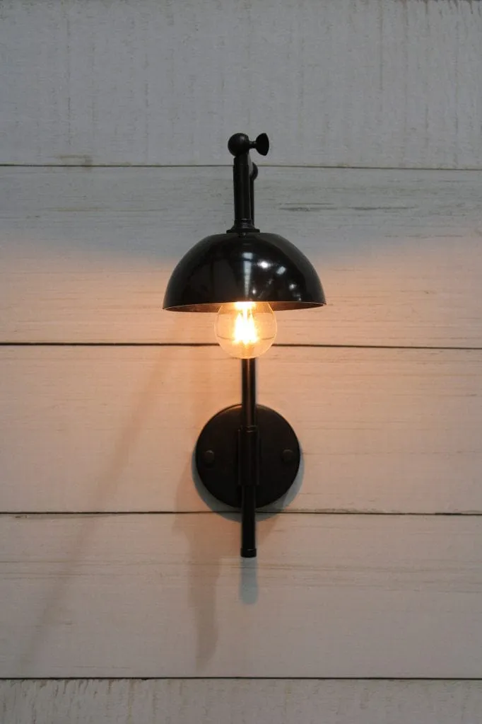 Bakelite Bowl Hook Swivel Arm Wall Light