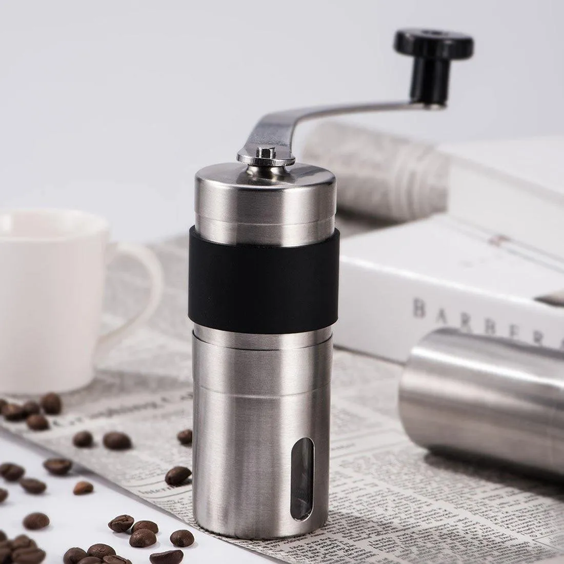 Beans Manual Coffee Grinder With Adjustable Setting