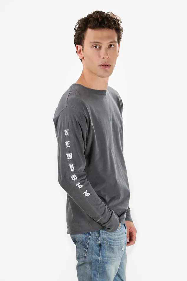 Been Here Forever Long Sleeve Tee Charcoal