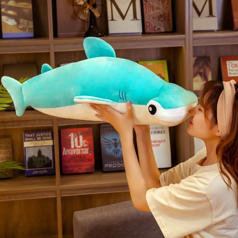 Billy the Blue Kawaii Hammerhead Shark Stuffed Animals Plushies