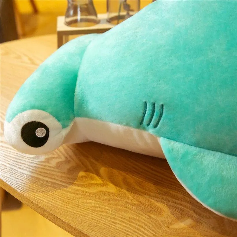 Billy the Blue Kawaii Hammerhead Shark Stuffed Animals Plushies