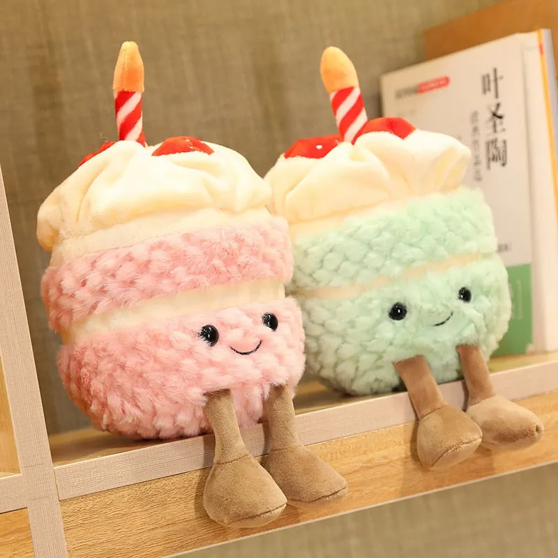 Birthday Celebration Kawaii Cake Stuffed Toy Plushies Buddies