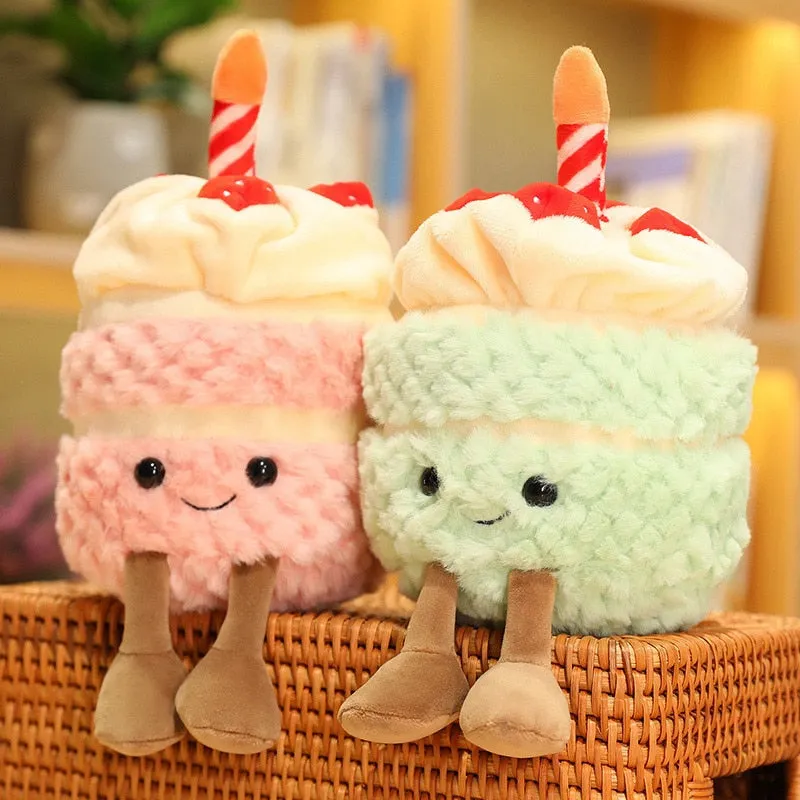 Birthday Celebration Kawaii Cake Stuffed Toy Plushies Buddies