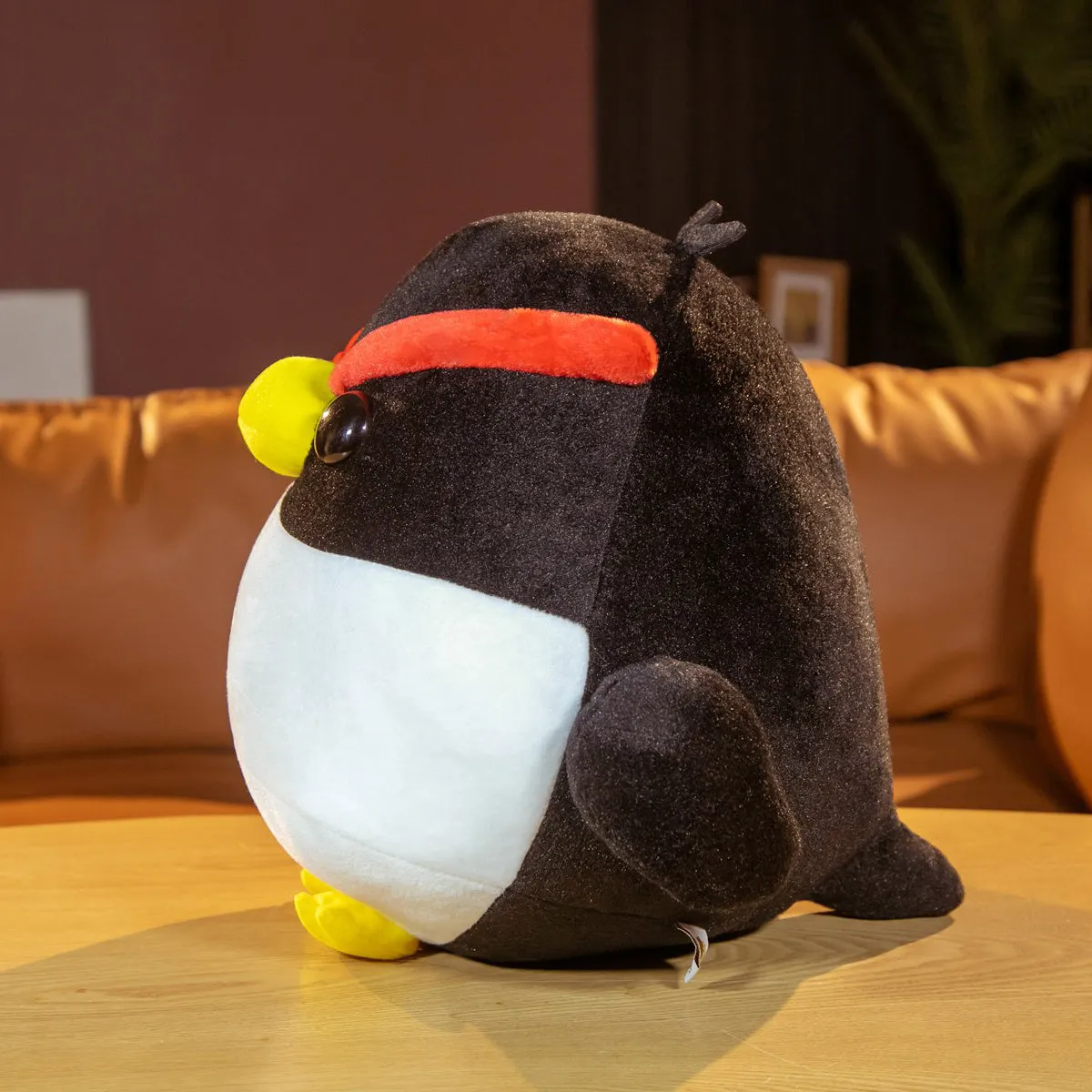 Black Kawaii Angry Penguin Stuffed Animals Plushie