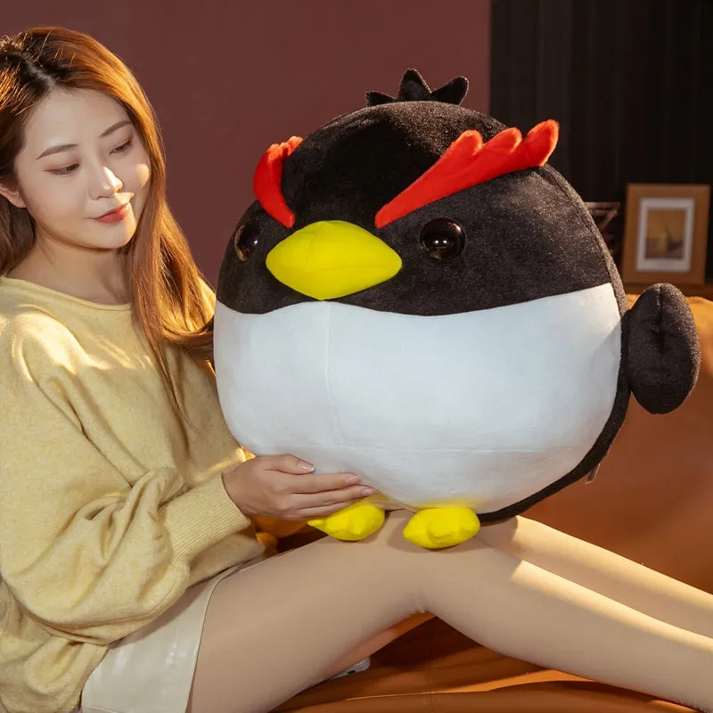 Black Kawaii Angry Penguin Stuffed Animals Plushie