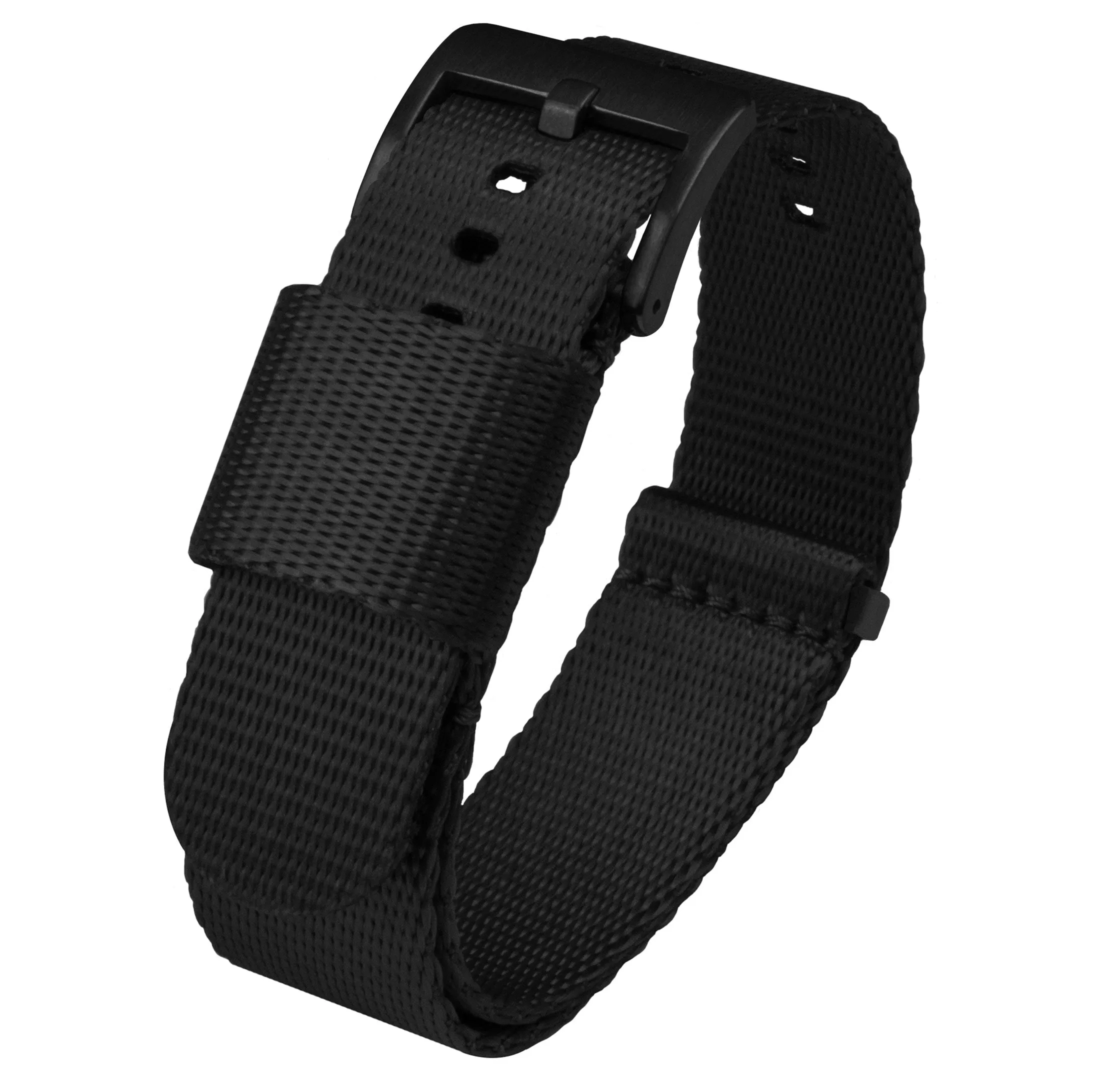 Black Nylon NATO® Style Watch Band (24mm SALE)