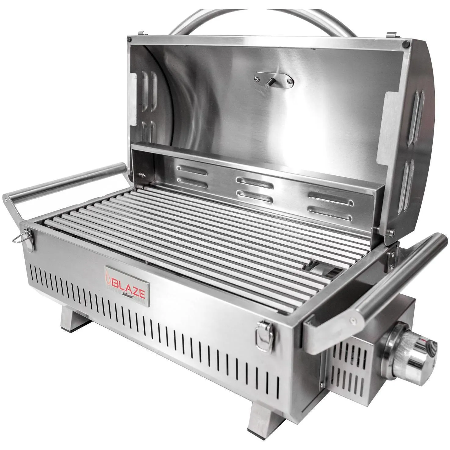 Blaze Professional LUX Marine Grade Portable Liquid Propane Gas Grill on Pedestal