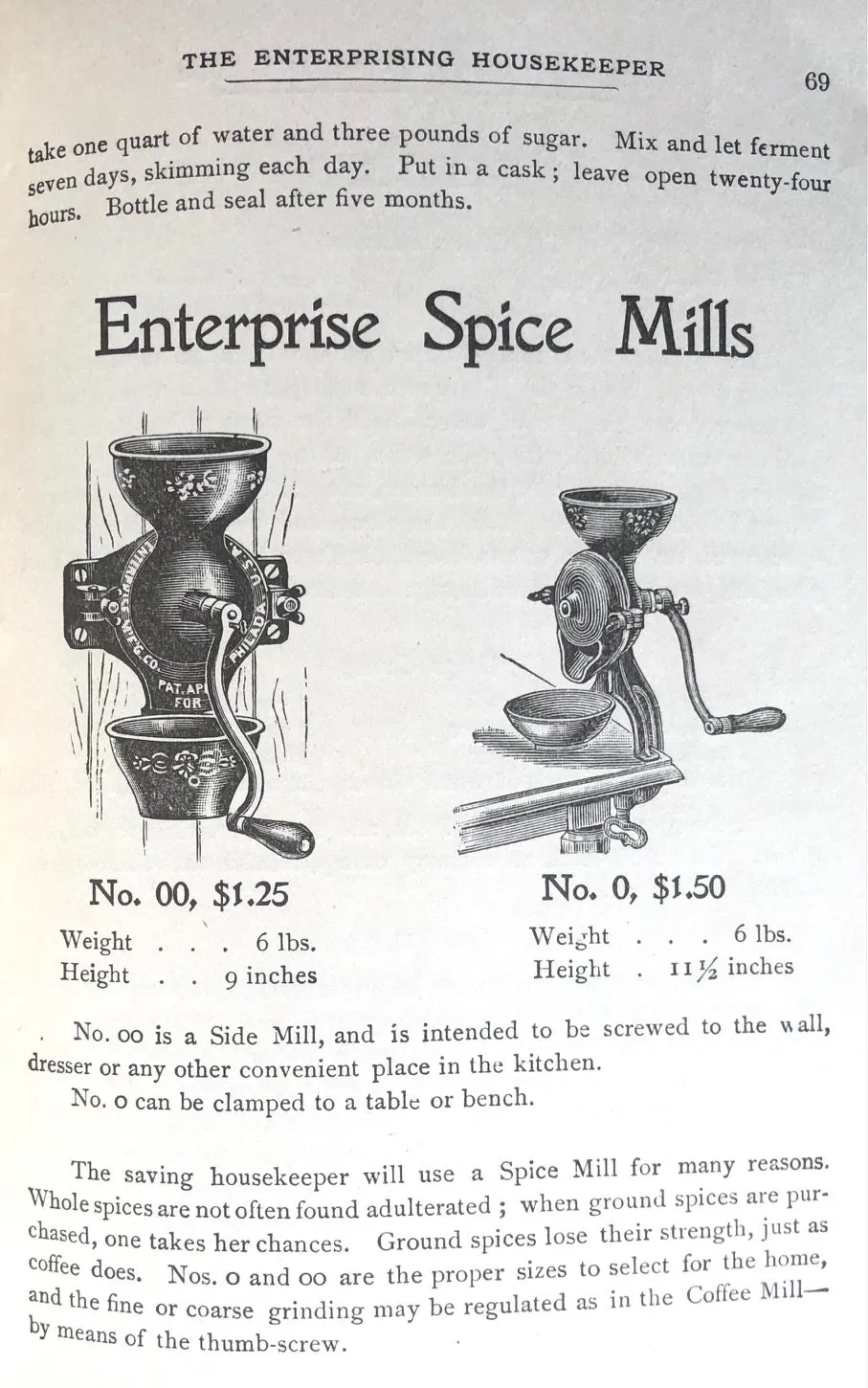 (Booklet) Helen Louise Johnson. The Enterprising Housekeeper: Suggestions for Breakfast, Luncheon and Supper.